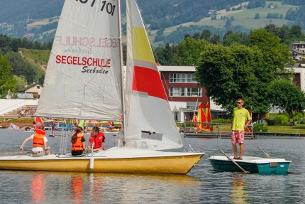 Segelschule beim Hotel ROYAL X – Seevilla Cattina – Urlaub im Appartement am Millstätter See